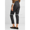 Tonal-graue Wolle Tapered Hose? Herstellung Großhandel Mode Frauen Bekleidung (TA3038P)